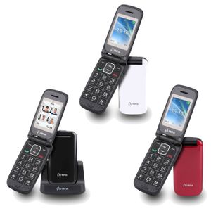 OLYMPIA Classic Mini II Senioren Mobiltelefon große Tasten, Farbe:Anthrazit