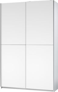 Schwebetürenschrank Kleiderschrank Schiebetürenschrank Schrank Schlafen "Fred I" Weiß Schwebetürenschrank Kleiderschrank Schiebetürenschrank Schrank Schlafen "Fred I" Weiß