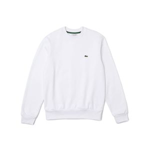 Lacoste Sweatshirt aus gebürsteter Bio-Baumwolle, Weiß M