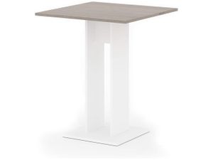 Jedálenský stôl Livinity® Ewert, 65 x 65 cm, Sonoma/biela