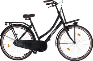 AMIGO Transportfahrräder Damen Sturdy 28 Zoll 53 cm Damen Rücktrittbremse Mattschwarz