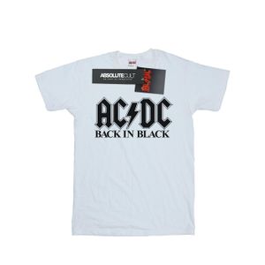 AC/DC - "Back in Black Logo" T-Shirt für Herren BI7109 (3XL) (Weiß)