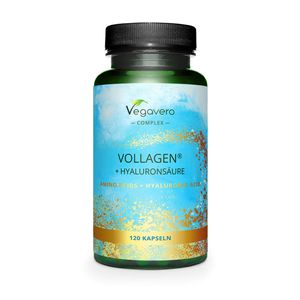 Vegavero Veganes Collagen + Hyaluronsäure | 120 Kapseln