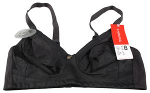 Triumph Baumwolle Feel Comfort N Damen Bügelloser-BH Gr. 80B Schwarz Neu