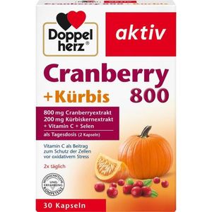 Doppelherz Cranberry+Kürbis Kapseln 30 St