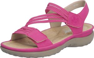 Rieker Damen Sandale Trekking Outdoor Stretch Klettverschluss 64870, Größe:38 EU, Farbe:Pink Rieker Damen Sandale Trekking Outdoor Stretch Klettverschluss 64870, Größe:38 EU, Farbe:Pink