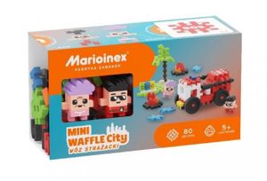 Marioinex Mini Waffelstadt Feuerwehrauto 80 Stück