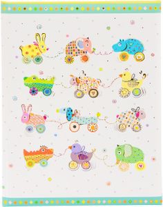 Goldbuch Babytagebuch Animals on Wheels 21x28 cm 44 illustrierte Seiten
