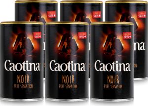 Caotina Noir dunkle Trinkschokolade - Kakaopulver mit 45% Kakaoanteil (6er Pack)