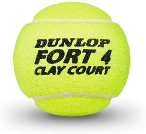 DUNLOP Tennisball DUNLOP FORT CLAY COURT - 000 gelb / -