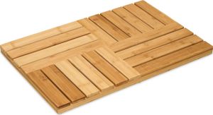 relaxdays Bambus Badematte