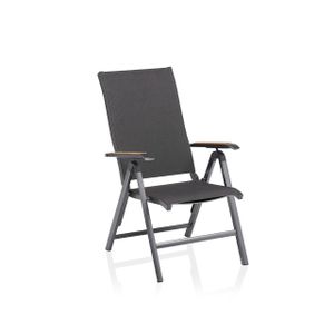 Kettler Multipositionssessel Diamond Alu anthrazit/charcoal Klappsessel 50x48x43 cm