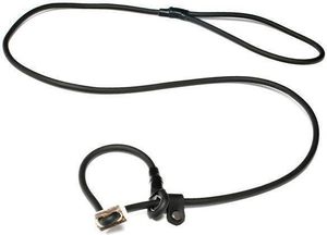 Mystique® Biothane Moxonleine 6mm schwarz 130cm Moxon mit Zugbegrenzung