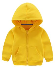 Junge Langarm Pullover Outdoor Mit Taschen Strickjacke Lässig Kapuze Hals Sweatshirt, Farbe: Gelb, Größe: DE 104
