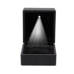 LED-beleuchteter Ohrring-Ring-Hochzeits-Verlobungsring-Schmuck-Display