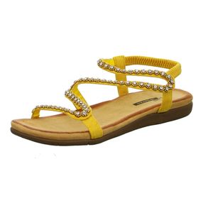 living UPDATED Damen-Sandalette Gelb, Farbe:gelb, EU Größe:38