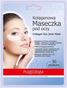 Purederm Kollagen Augenpads - 30 Stück Intensivpflege für strahlende Augenpartie