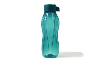 TUPPERWARE To Go Eco 310 ml türkis grün Wasser Saft Trinkflasche Ökoflasche