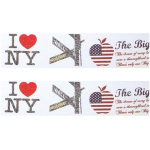 2 Washi Tapes New York 15 m x 30 mm