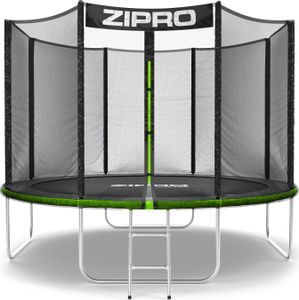 ZIPRO Jump Pro Out 10FT 312cm Trampolin Gartentrampolin Kindertrampolin mit Außennetz und Leiter