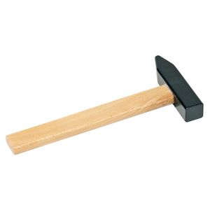 goki GK324 Hammer, 19 cm, Holz für Klopf-/ Nagelspiel, natur/schwarz