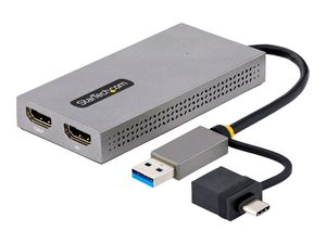 StarTech.com 107B-USB-HDMI USB-Grafikadapter 3840 x 2160 Pixel Grau