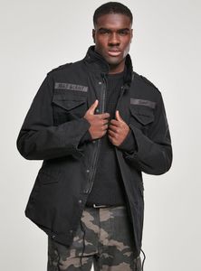 Brandit - M65 Giant Feldjacke Schwarz, Parka US Style Jacke mit Futter Größe XL