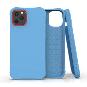 Apple iPhone 12 Mini Handyhülle Silikon Case Cover Bumper Matt Blau