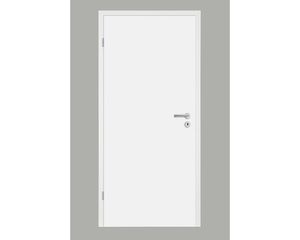 Zimmertür Pertura Soley Weißlack (ähnlich RAL 9010) 73,5x198,5 cm Links (Röhrenspankern)