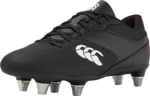Canterbury - Herren Rugby-Stiefel für weichen Boden "Phoenix Raze", 2023 CS1740 (47 EU) (Schwarz/Weiß)