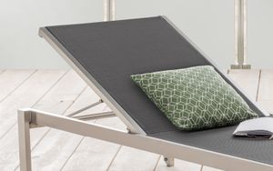Destiny Rollliege MACAO Edelstahl mit Rollen 210x65x35cm, verstellbar, anthrazit