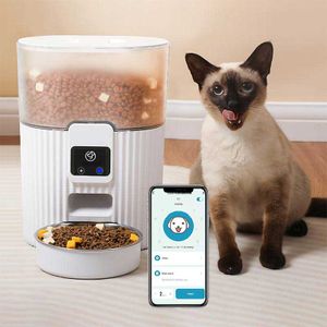 Smart Futterautomat für Katze, WLAN Katzenfutterautomat mit App-Steuerung 3,5 L