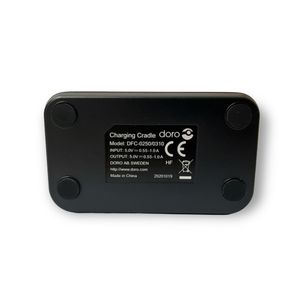 Original Doro 7080 Ladestation Charging Cradle DFC-0250/0310 Schwarz
