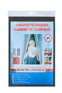 Insektenschutz Magnetvorhang schwarz 80/90/100x210/220 cm Türnetz Fliegengitter Magnet