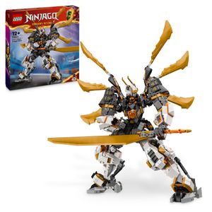 LEGO NINJAGO Coles Titandrachen-Mech, Abenteuer-Spielzeug für Kinder, Ninja-Spielset mit 1 Minifigur, Geburtstagsgeschenk für Jungen und Mädchen ab 12 Jahren 71821