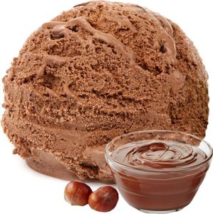 Nougat Geschmack Eispulver Softeispulver 1:3 - 1 kg
