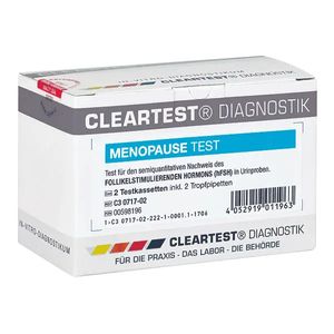 Cleartest Menopause, Pack: 2 Teste | Packung (2 Tests)