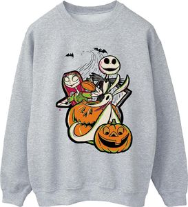 The Nightmare Before Christmas - Mikina pre ženy BI53199 (L) (Sivá)