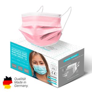 Medizinische Kinder-Gesichtsmaske "OP" Rosa