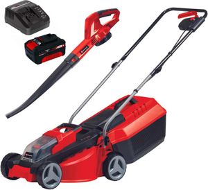 Einhell Rasenmäher-Laubbläser-Set GE-CM 3018 Li CL, 18V Akku 3 Ah