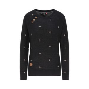 Ragwear Damen Sweater DARIA DOTS 2121-30005 Black 1010 Schwarz, Größe:XS