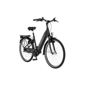 FISCHER E-Bike Pedelec City CITA 4.1i, Rahmenhöhe 44 cm, 28 Zoll, Akku 504 Wh, Mittelmotor, tiefer Einstieg, Nabenschaltung, LCD Display, schwarz