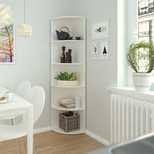 Livinity® Wandregal für das Kinderzimmer Ecki, 40 x 180 cm, Weiß