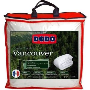 DODO Warm Quilt 400gr / m² VANCOUVER 220x240 cm weiß