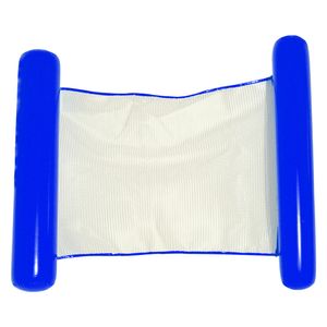 Schwimmbadschwimmer, aufblasbare Wasserhängematte für Erwachsene, Mehrzweck-Schwimmflosse (Sattel, Lounge-Stuhl, Schwimm-Hängematte, Drifter) ,NavyBlue
