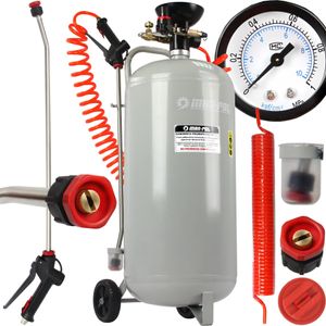 Fahrbar Schaumgerät mit Druckbehälter 50 Liter Aktivschaum. Schlauch 9m