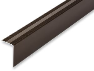 (20,25EUR/m) 30 x 52 x 1180 mm Treppenwinkel bronzefarben selbstklebend Treppenkantenprofil Treppenkante