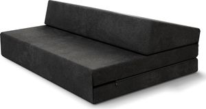 Klappmatratze 120x200 cm Futonsofa SUZI Kaltschaum Polyurethan Höhe ca. 9 cm Trinity  Schwarz