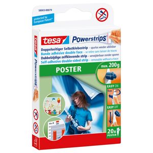 tesa Powerstrips POSTER Haltekraft: max. 0,2 kg 20 Stück