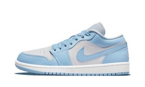 Nike Air Jordan 1 Low "Football Grey Aluminium" Niebieski/Szary, Rozmiar: 38